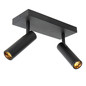 Preview: Lucide GRADO GU10 (MR11) Deckenstrahler 2-fach Modern Schwarz 22974/02/30