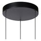 Preview: Lucide MARGARY LED Pendelleuchte 3x 4W dimmbar Schwarz 90Ra 24402/15/30