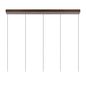 Preview: Lucide MARGARY LED Pendelleuchte 5x 4,2W dimmbar Kaffee, Mattes Gold, Messing 90Ra 24402/30/96