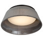 Preview: Lucide VIXI LED Deckenleuchte 17,6W dimmbar Warmweiss Retro Rauchfarbe 25115/35/65