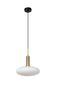 Preview: Lucide SINGALA Pendelleuchte E27 Mattes Gold, Messing, Opal 25413/01/02