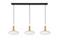 Preview: Lucide SINGALA Pendelleuchte 3x E27 Mattes Gold, Messing, Opal 25413/03/02