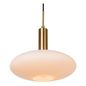 Preview: Lucide SINGALA Pendelleuchte 3x E27 Mattes Gold, Messing, Opal 25413/03/02