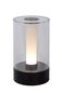 Preview: Lucide TRIBUN LED Tischlampe 3-Stufen-Dimmer 2,5W dimmbar Schwarz, Transparent 26501/03/30