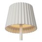 Preview: Lucide JUSTINE LED Tischlampe 2W dimmbar Weiß IP54 27889/02/31