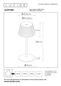 Preview: Lucide JUSTINE LED Tischlampe 2W dimmbar Beige IP54 27889/02/38