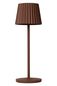 Preview: Lucide JUSTINE LED Tischlampe 2W dimmbar Rostfarbe IP54 27889/02/97