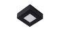 Preview: Lucide BRICE-LED LED Deckenleuchte 8W dimmbar Schwarz IP44 28117/11/30