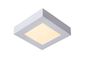 Preview: Lucide BRICE-LED LED Deckenleuchte 15W dimmbar Weiß IP44 28117/17/31