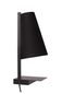 Preview: Lucide GREGORY Wandleuchte E27 USB Aufladung Schwarz 30295/01/30