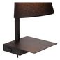 Preview: Lucide GREGORY Wandleuchte E27 USB Aufladung Schwarz 30295/01/30