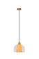 Preview: Lucide GUNHILD Pendelleuchte E27 Transparent, Beige 30460/01/60