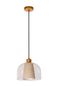 Preview: Lucide GUNHILD Pendelleuchte E27 Transparent, Beige 30460/01/60