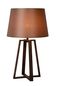 Preview: Lucide COFFEE Tischlampe E27 Rostfarbe, Holz 31598/81/97