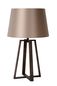 Preview: Lucide COFFEE Tischlampe E27 Rostfarbe, Holz 31598/81/97