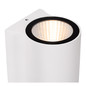 Preview: Lucide AKRA LED Wandleuchte 6W IP54 Warmweiss Modern Weiß 33801/06/31