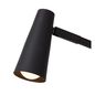 Preview: Lucide STIRLING LED Tischlampe 3-Stufen-Dimmer 3W dimmbar 360° drehbar Schwarz 36620/03/30