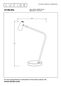 Preview: Lucide STIRLING LED Tischlampe 3-Stufen-Dimmer 3W dimmbar 360° drehbar Schwarz 36620/03/30