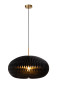 Preview: Lucide ARMONI E27 Pendelleuchten Modern Schwarz 70-180cm 42401/52/30