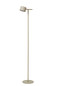 Preview: Lucide GIAN LED Stehlampe 9W dimmbar Warmweiss Modern Taupe 44717/08/41