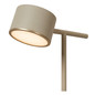 Preview: Lucide GIAN LED Stehlampe 9W dimmbar Warmweiss Modern Taupe 44717/08/41