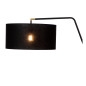 Preview: Lucide KELSO E27 Stehlampe Modern Schwarz 44719/81/30