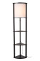 Preview: Lucide MENNO Stehleuchte E27 Schwarz, Beige 44798/81/30