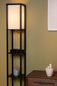 Preview: Lucide MENNO Stehleuchte E27 Schwarz, Beige 44799/81/30