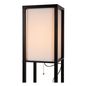 Preview: Lucide MENNO Stehleuchte E27 Schwarz, Beige 44799/81/30