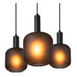 Preview: Lucide ELOISE MULTI PENDEL E27 Pendelleuchten 7-fach Modern Schwarz 70-150cm 45405/07/30
