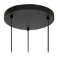 Preview: Lucide ELOISE MULTI PENDEL E27 Pendelleuchten 3-fach Modern Schwarz 70-150cm 45405/13/30