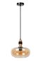 Preview: Lucide ILONA Pendelleuchte E27 Amber, Schwarz 45408/30/62