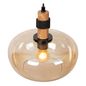 Preview: Lucide ILONA Pendelleuchte E27 Amber, Schwarz 45408/30/62