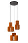 Preview: Lucide ROLLO E27 Pendelleuchten 3-fach Modern Terrakotta 70-150cm 45491/13/55