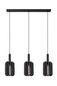 Preview: Lucide RAFAL Pendelleuchte 3x E27 Grau, Schwarz 45492/03/36