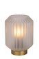 Preview: Lucide SUENO Tischlampe E14 Weiß, Mattes Gold, Messing 45595/01/31