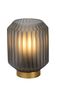 Preview: Lucide SUENO Tischlampe E14 Mattes Grau, Mattes Gold, Messing 45595/01/51
