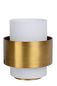 Preview: Lucide FIRMIN Tischlampe E27 Mattes Gold, Messing, Opal 45597/20/02