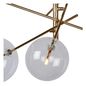 Preview: Lucide ALARA LED Pendelleuchte 6x G4 6x 1,5W Gold, Rauchfarbe Grau 46417/06/10