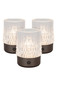 Preview: Lucide LILI LED Tischlampe 3W dimmbar Steuerbare Lichtfarbe Modern Schwarzchrom 46520/03/08