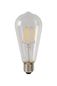 Preview: Lucide ST64 LED Filament Lampe E27 5W dimmbar Transparent 49015/05/60