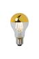 Preview: Lucide A60 SPIEGEL LED Filament Lampe E27 5W dimmbar Gold 49020/05/10