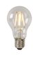 Preview: Lucide A60 Class A LED Filament Lampe E27 7W Transparent 49080/07/60