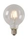 Preview: Lucide G80 Class A LED Filament Lampe E27 7W Transparent 49081/07/60