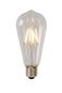 Preview: Lucide ST64 Class A LED Filament Lampe E27 7W Transparent 49084/07/60