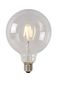 Preview: Lucide G125 Class B LED Filament Lampe E27 7W dimmbar Transparent 49088/07/60