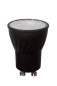 Preview: Lucide MR11 LED GU10 Led Lampe 3,8W dimmbar Warmweiss Schwarz 49094/04/30