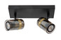 Preview: Lucide UPTON GU10 Deckenstrahler 2-fach Modern Rauchfarbe 57900/02/65