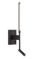 Preview: Lucide FINAN LED Wandleuchte 6W Warmweiss Modern Schwarz 68210/09/30
