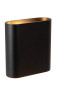 Preview: Lucide ATILA LED Wandleuchte 2-fach 5W IP54 Warmweiss Modern Schwarz 69806/12/30